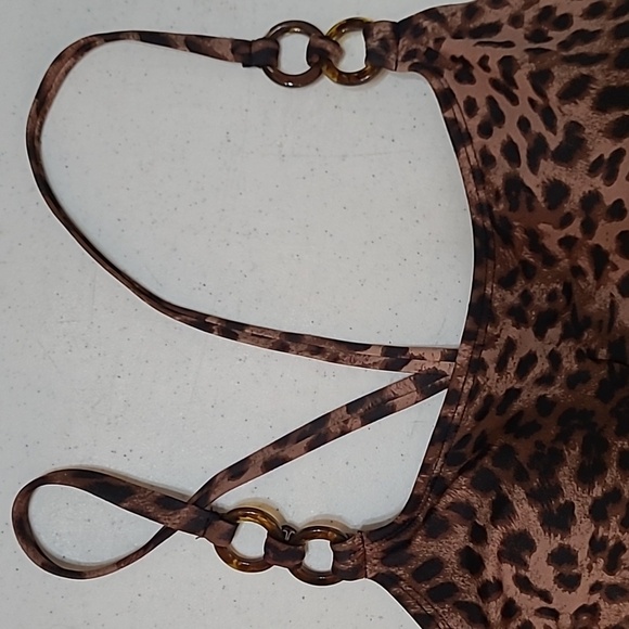 NWT Time & Tru animal print swimsuit size Medium (8-10) - Picture 3 of 7